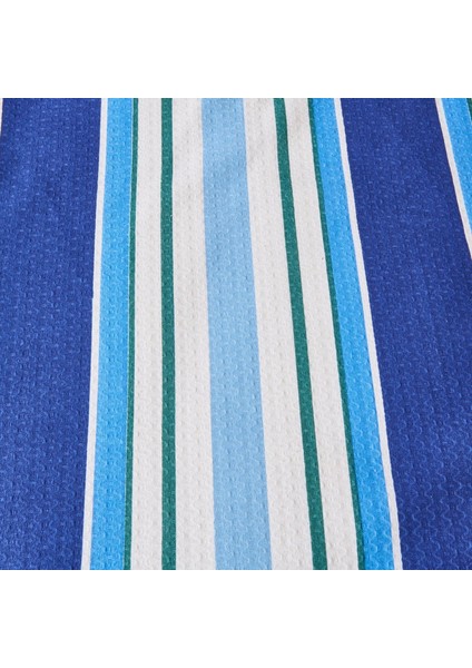Verano Tek Kişilik Pike Takımı - Mavi / Yeşil
