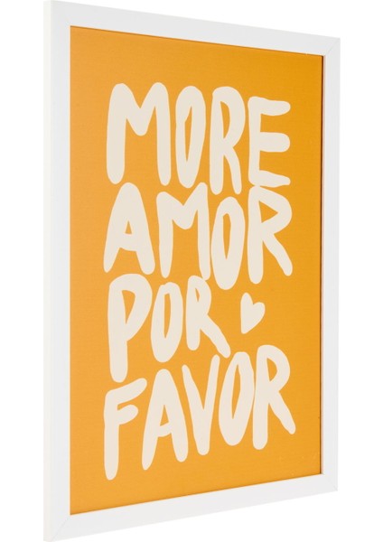More Amor Por Favor Pano - Sarı - 30X40 cm modelleri