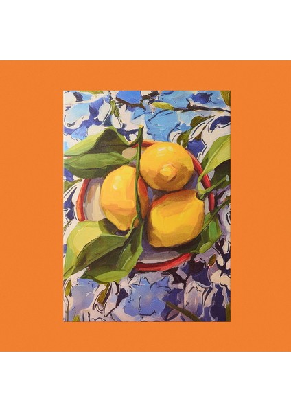 Lime Cello Kanvas Tablo - Sarı - 50X70 cm fiyatları