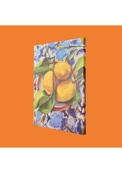 Lime Cello Kanvas Tablo - Sarı - 50X70 cm modelleri