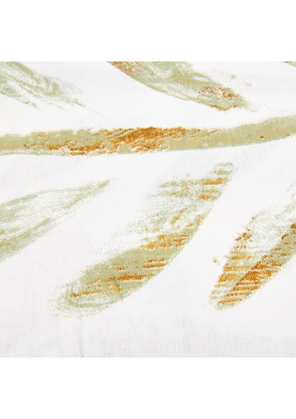 Bulong 2'li Yastık Kılıfı - Ekru / Yeşil - 50X70 cm
