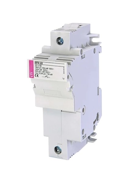 22X58 Kartuş Sigorta Yuvası Kutusu – 500V Max, 100A