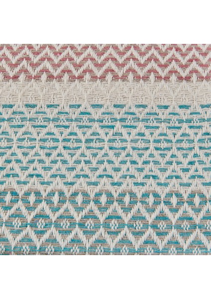 Vita Çift Kişilik Pike - Ekru / Mavi - 200X230 cm