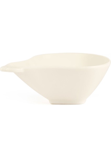 Armut Şekilli Küçük Çerezlik - Beyaz - 8,5 cm