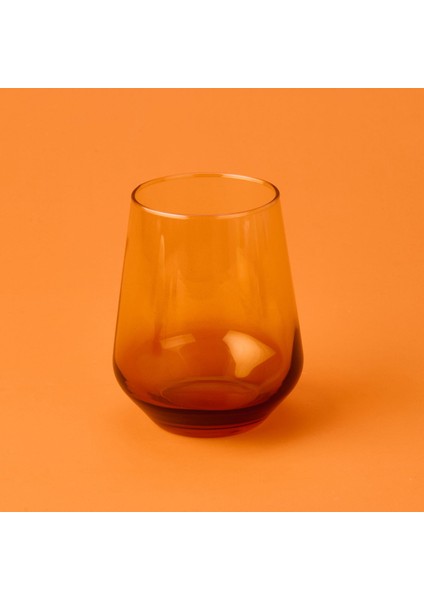 New Iconic 4'lü Su Bardağı Seti - Amber - 425 ml