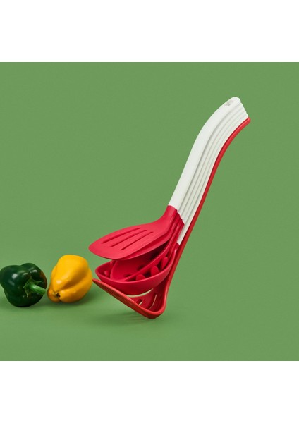 6'lı Silikon Kepçe Seti - - 20 cm