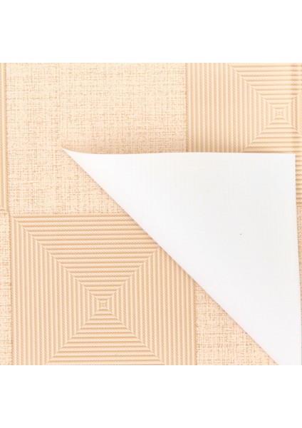 Kare Pvc Masa Örtüsü - Bej - 140X140 cm