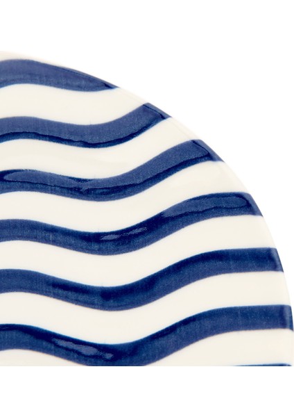 Porselen Panarea Servis Tabağı - Mavi - 25 cm modelleri