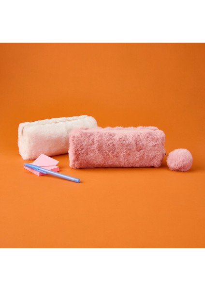 Peluş Kalem Çantası - - 20X4 cm