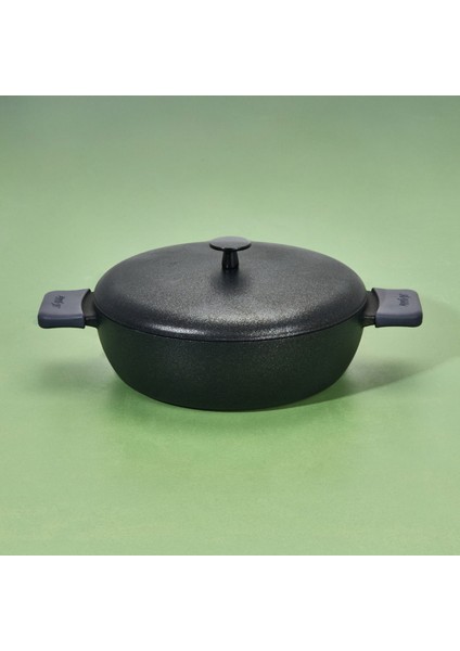 Pro Grade Karnıyarık Tenceresi - Siyah - 24 cm