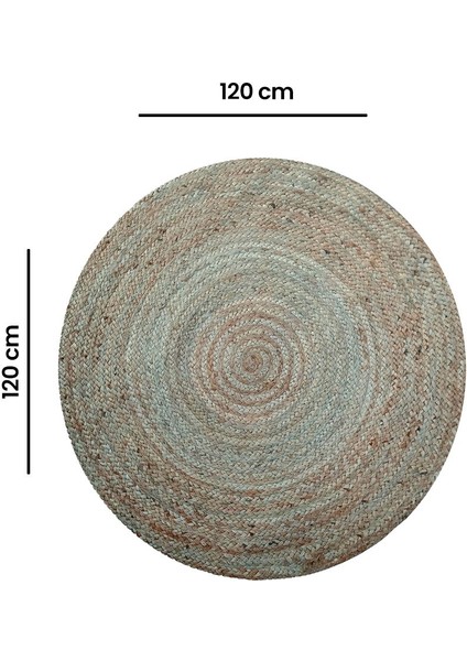 Home Bolero G11 Jüt Halı - 120X120 cm