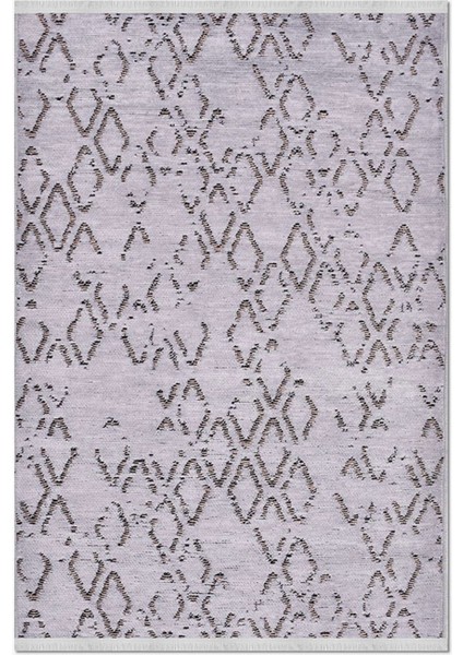 8315 Asil Kahve Modern Kilim - Gri - 80X300 cm