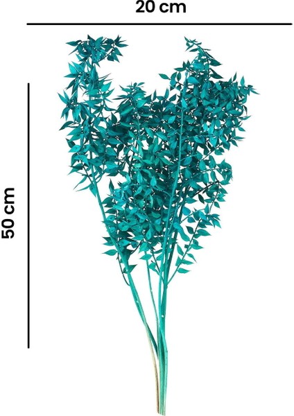 Ruscus Yapay Çiçek - Yeşil - 50X20 cm