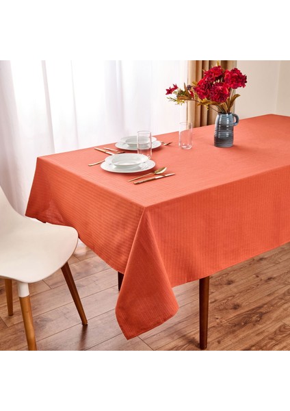 Earthy Masa Örtüsü - Kiremit - 140X200 cm