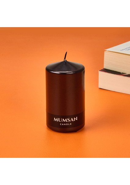 Baton Mum - Metalik Siyah - 10X6 cm