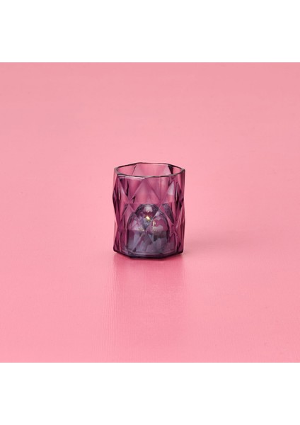 Mini LED Pilli Mum - Gri - 4,7x4,7x5,7 cm