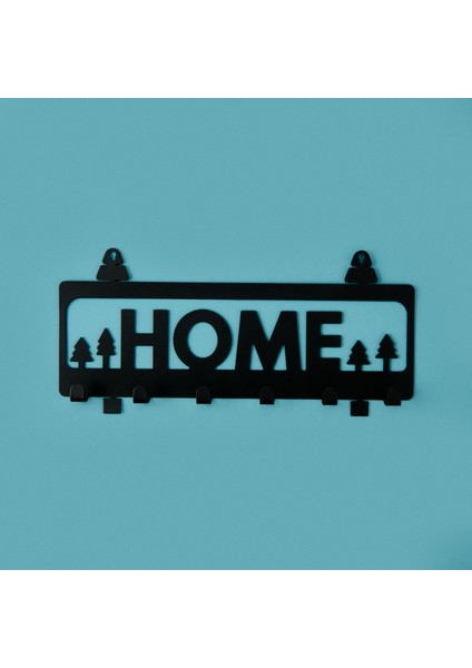 Home Anahtarlık - Siyah - 25X8 cm
