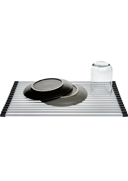 Lavabo Üstü Katlanabilen Mutfak Rafı - Gri fiyatları