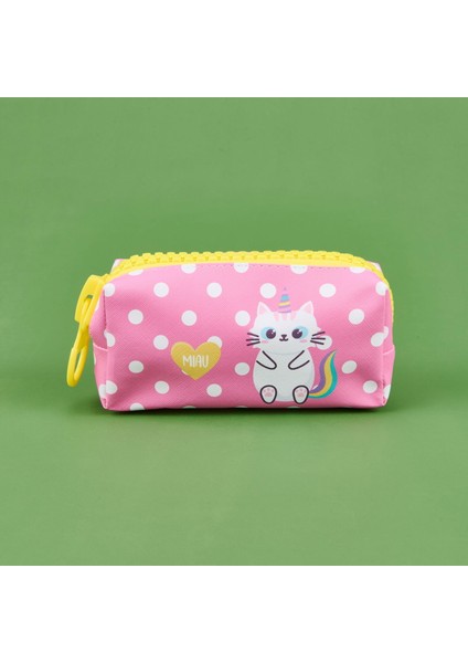 Unick Color Zipper Cats Kalem Kutusu - - 20X13 cm