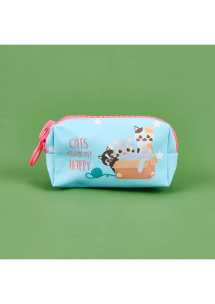Unick Color Zipper Cats Kalem Kutusu - - 20X13 cm fiyatları