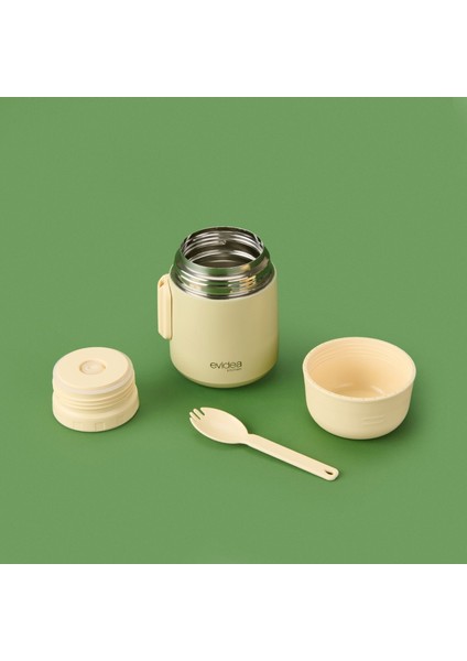 Kitchen Yemek Termosu - Bej - 500 ml