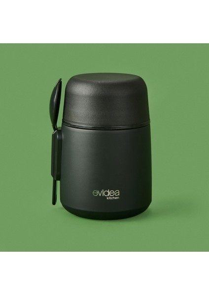 Kitchen Yemek Termosu - Siyah - 500 ml