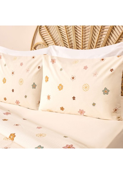 Soft Flow Çift Kişilik Pike Takımı - Renkli