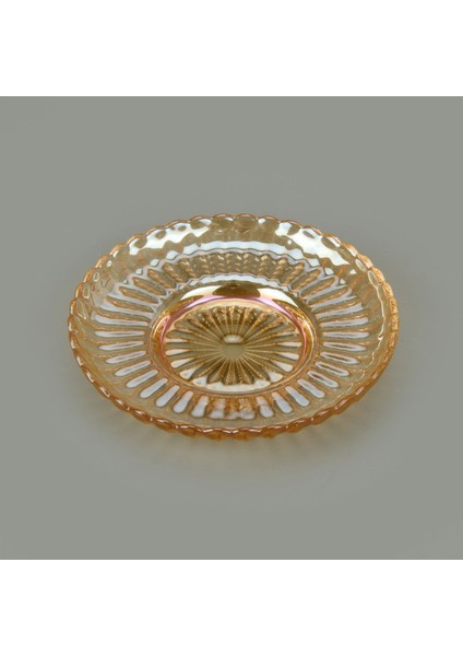 Anafor 6'lı Çay Tabağı - Altın - 12 cm