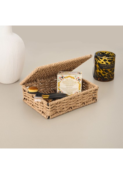 Dekoratif Saklama Kutusu - Kahverengi - 5X15X20 cm