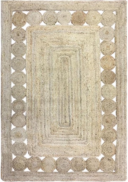 Home Bolero Jüt Örgü Halı - 120X180 cm