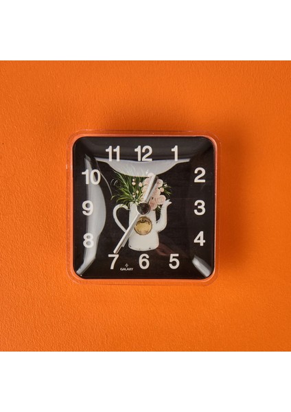 Kare Mıknatıslı Buzdolabı Saati - - 10 cm