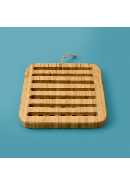 Bambu Kare Nihale - Açık Kahverengi - 17 cm