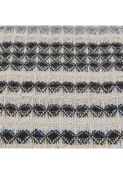 Radiant Çift Kişilik Pike - Ekru / Siyah - 200X230 cm