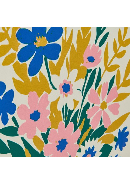 Granny Summer Çerçeveli Tablo - Renkli - 50X70 cm