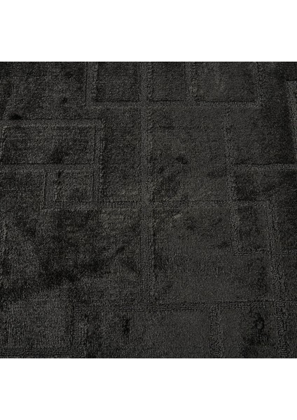 Soft Shaggy Halı - Siyah - 120X180 cm