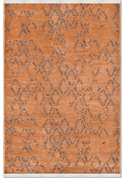 8313 Asil Kahve Modern Kilim - Bej - 80X300 cm