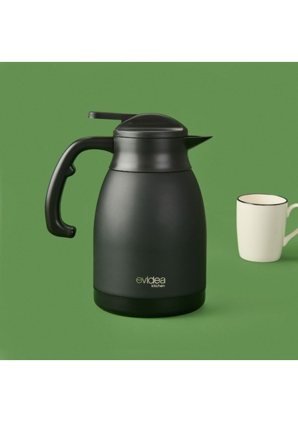 Kitchen Çay Termosu - Siyah - 1,5 Lt