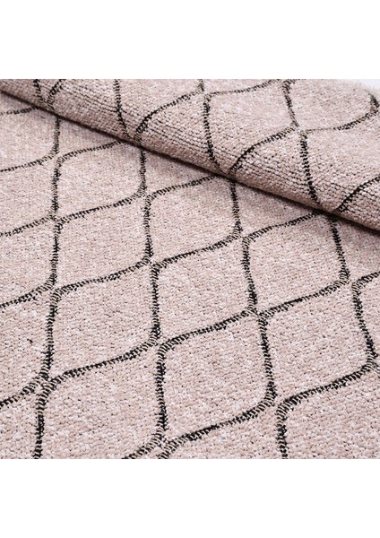 8601 Asil Kahve Modern Kilim - Kahverengi - 120X280 cm
