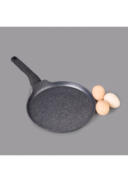 A1122 Ornella Krep Tavası - Siyah - 26 cm