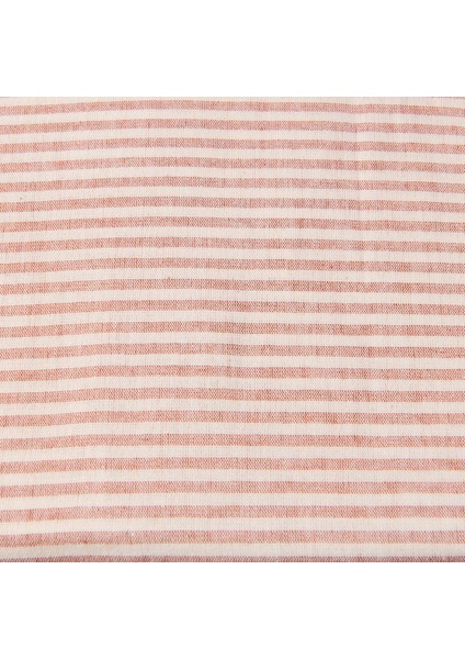 Stripe Çift Kişilik Nevresim Takımı - Kiremit