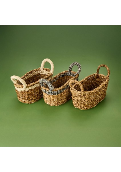Hasır Banyo Organizer Sepet - - 12X12X30 cm fiyatları