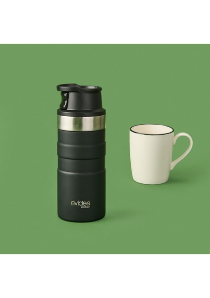 Kitchen Bireysel Termos - Siyah - 350 ml