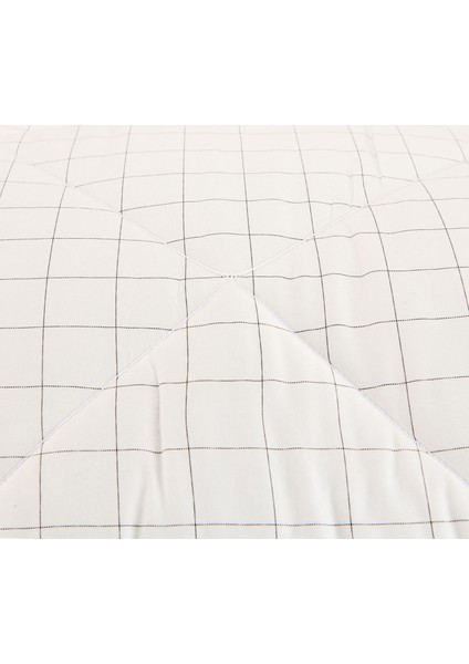 Soft Antistress Tek Kişilik Yorgan - Beyaz - 155X215 cm