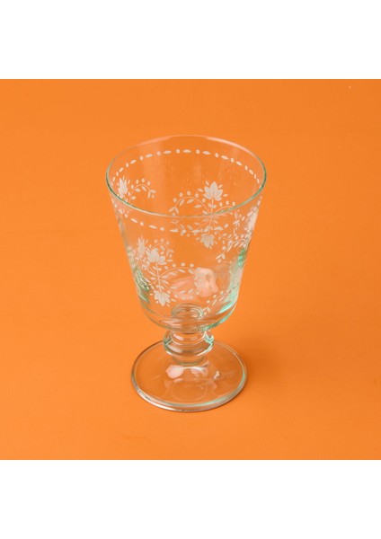 Lina Ayaklı Su Bardağı - Turkuaz - 280 ml