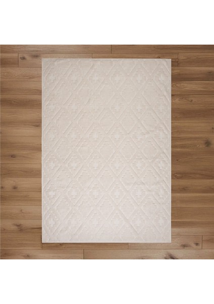Soft Nil Dekoratif Halı - Ekru - 160X230 cm