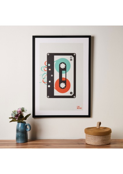 Cinta Tablo - Renkli - 70X50 cm