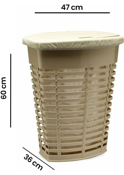 Kirli Çamaşır Sepeti - 50 Lt