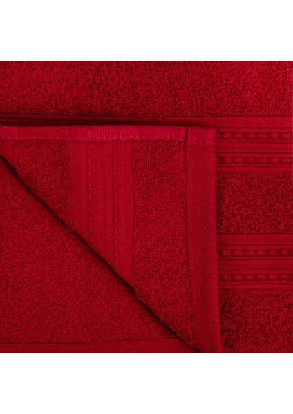 Lapa Yüz Havlusu - Bordo - 50X90 cm
