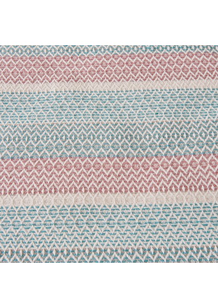 Vita Tek Kişilik Pike - Ekru / Mavi - 160X230 cm