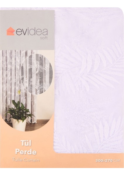 Brave Tül Perde - Beyaz - 300X270 cm modelleri